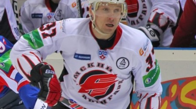 Aleksandrs Perežogins guva uzvaras vārtus
Foto: sovsport.ru