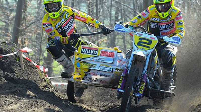 Etjēns Bakss/Kaspars Stupelis
Foto: sidecarteam.baxkoperenzinkspecialist.nl