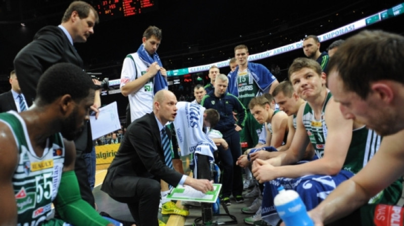 Sauļus Štombergs pie "Žalgira" stūres atradās piecus mēnešus
Foto: www.zalgiris.lt