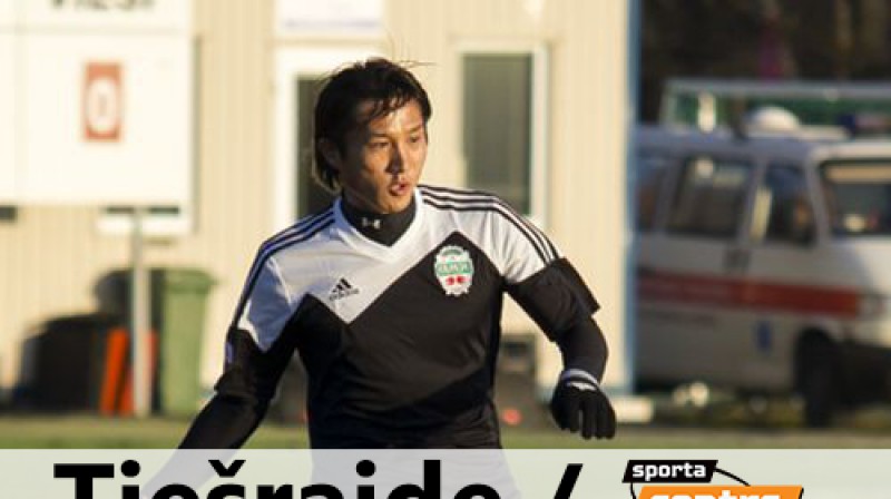 Keisuke Hosino iepriekšējā "Liepājas" mačā guva uzvaras vārtus
Foto: Dāvids Jansons, FK "Liepāja"