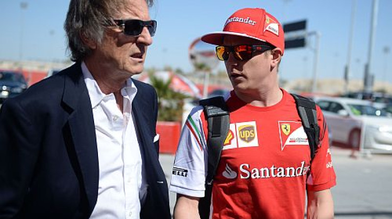 "Ferrari" prezidents Luka di Montedzimolo un Kimi Raikonens
Foto: LaPresse/Scanpix