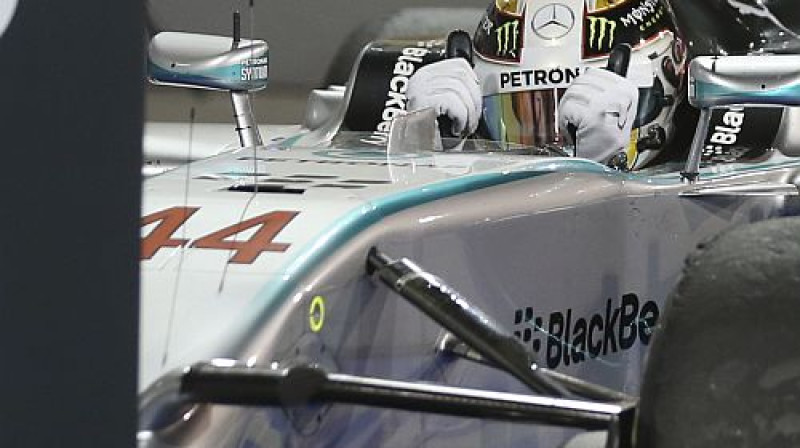 "Mercedes" pilots Luiss Hamiltons
Foto: TT NYHETSBYRÅN/Scanpix