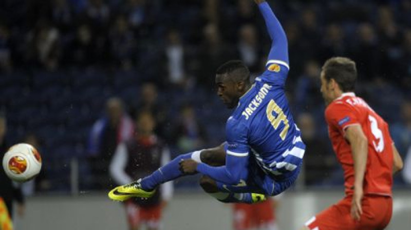 "Porto" kolumbiešu uzbrucējs Džeksons Martiness
Foto:AFP/Scanpix