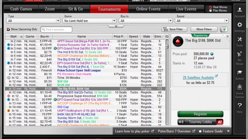 PokerStars7 ekrānšāviņš