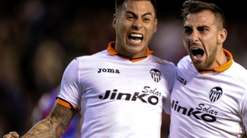 Edvardo Vargass un Pako Alkasers ieveda "Valencia" pusfinālā
Foto: AFP/Scanpix