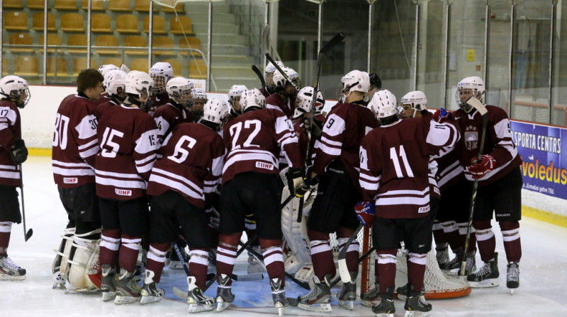 Latvijas U18 hokeja izlase
Foto: Mārtiņš Aiše