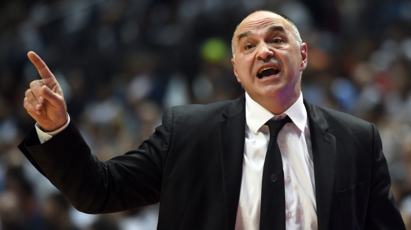 Madrides "Real" galvenais treneris Pablo Laso
Foto: AFP/Scanpix
