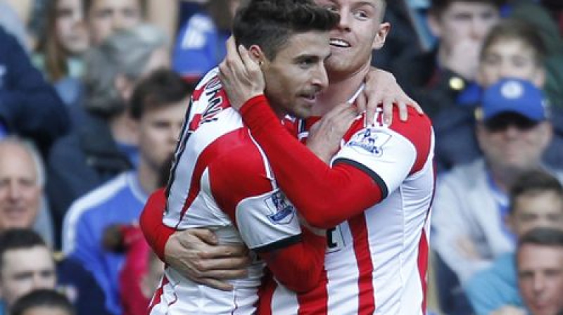 Fabio Borini un Konors Vikhems
Foto: AFP/Scanpix