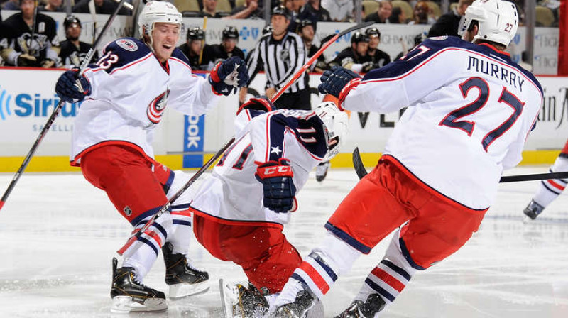 "Blue Jackets" laimīgi par gūtajiem vārtiem.