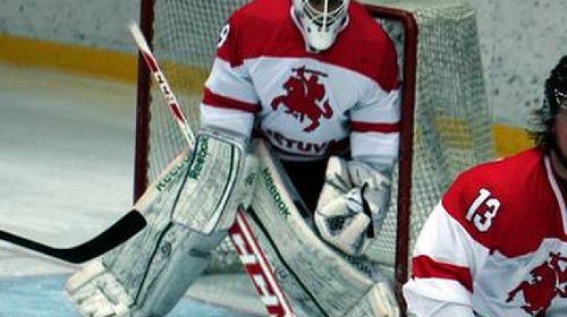 Lietuvas izlases vārtsargs Mants Armalis
Foto: Ruta Mikalkeviciute, iihf.com