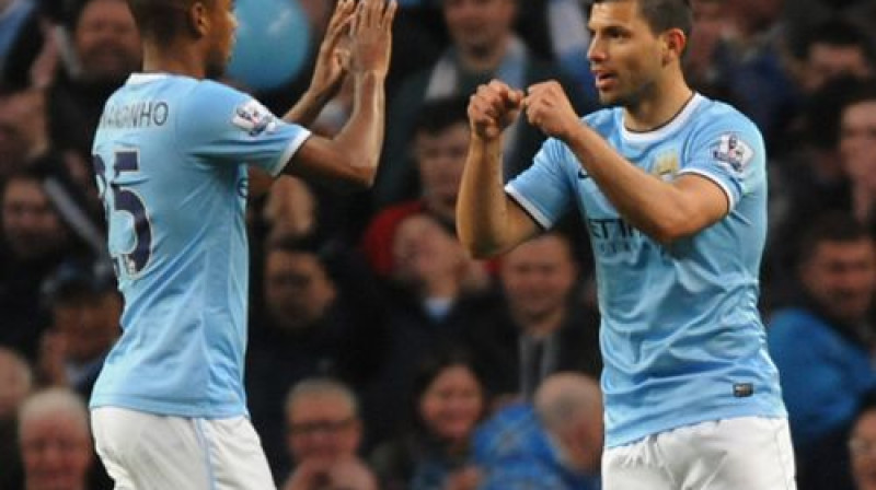 Fernandinjo un Serhio Agvero
Foto: AP/Scanpix