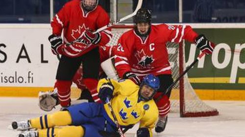 Grupu turnīrā Kanāda Zviedriju pieveica ar 3:1
Foto:Jana Chytilova/ Iihf.com