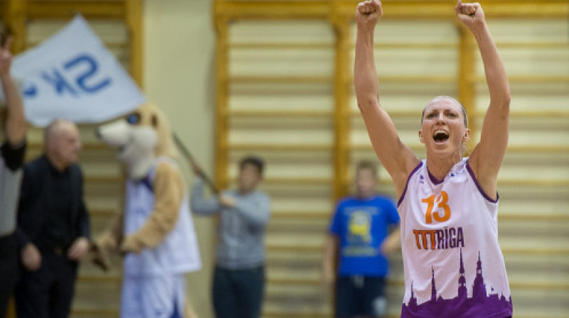 Kristīne Kārkliņa: tālmetiens, kurš nosūtīja spēli papildlaikā
Foto: Zigismunds Zālmanis