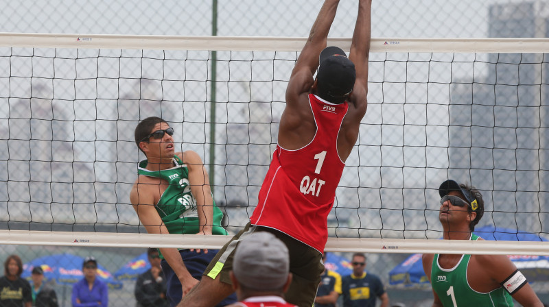 Divu valstu četri brazīlieši...
Foto: www.fivb.org