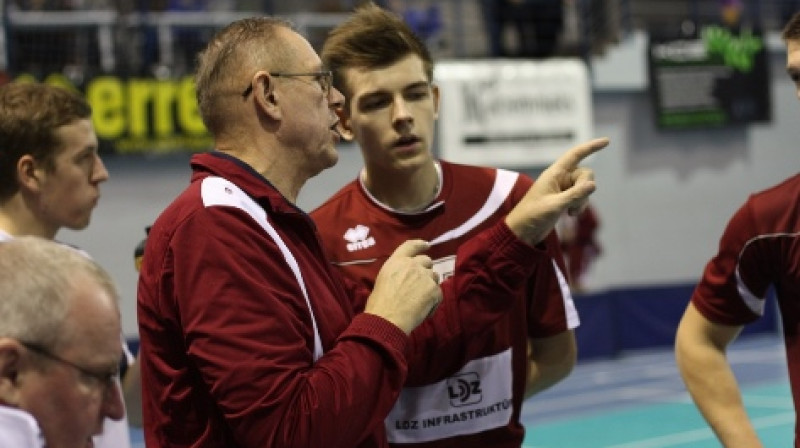 Junioru izlases galvenais treneris Jurijs Deveikus
Foto: volejbols.lv
