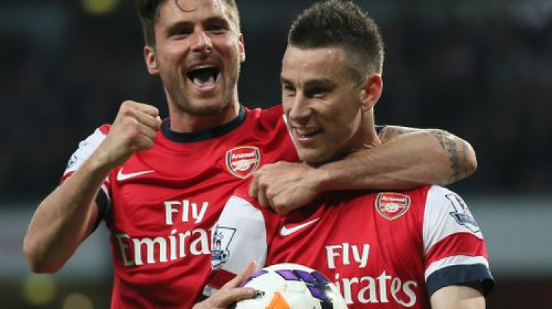 Olivjē Žirū un Lorāns Koscelnijs
Foto: AP/Scanpix