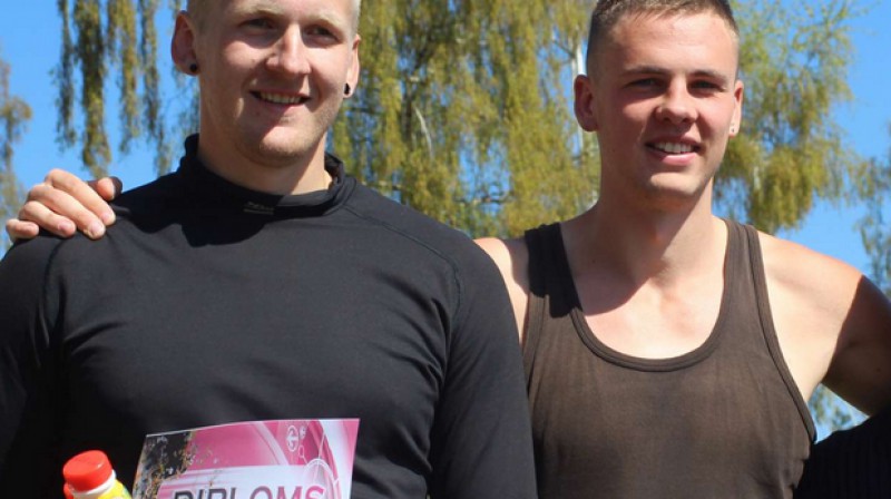 Gints Zunde un Krišs Kalniņš 
Foto: rowing.lv