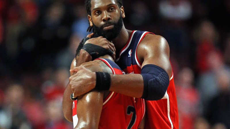 Džons Vols, Nene un "Wizards" iesoļo Austrumu konferences pusfinālā 
Foto: AFP/Scanpix