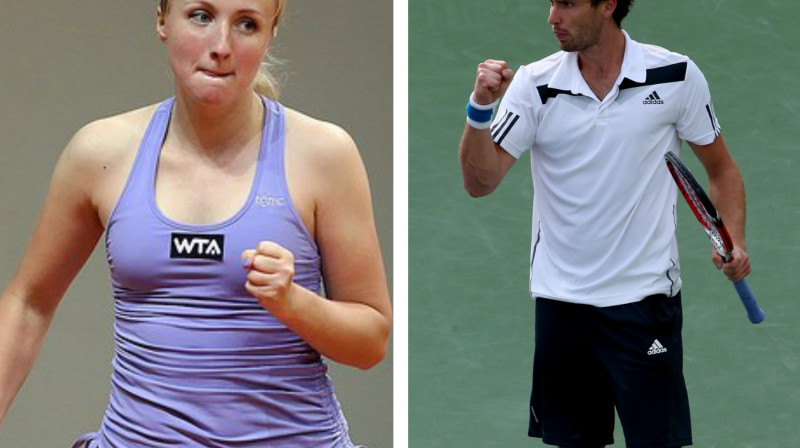 Diāna Marcinkeviča un Ernests Gulbis
Foto: Ralfs Raineke/AFP/Scanpix