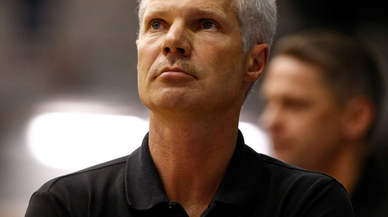 Sieviešu valstsvienības galvenais treneris Ainars Zvirzgdiņš.
Foto: basket.lv
