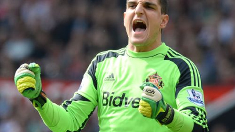 "Sunderland" vārtsargs Vito Manone 
Foto: AFP/Scanpix
