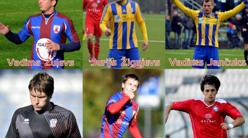 Seši titula kandidāti
Foto: futbolavirsliga.lv