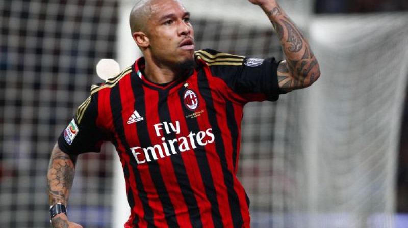 Naidžels De Jongs atzīmē gūtos vārtus
Foto: Lapresse/Scanpix