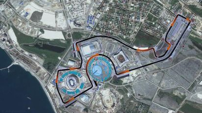 Soču F1 trases plāns
Foto: sochimagazine.com