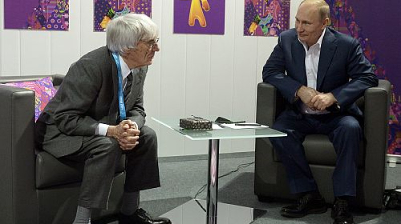 Eklstouns un Krievijas prezidents Vladimirs Putins
Foto: RIA NOVOSTI/Scanpix