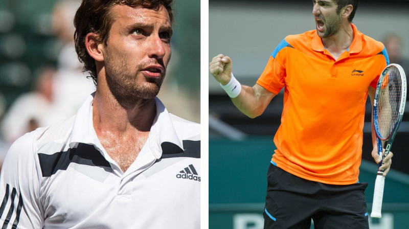 Ernests Gulbis un Marins Čiličs
Foto: Beth Wilson/Reuters/Scanpix