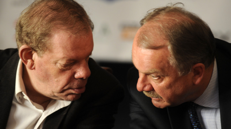 Kirovs Lipmans un Māris Baldonieks 
Foto: Romāns Kokšarovs, Sporta Avīze, F64