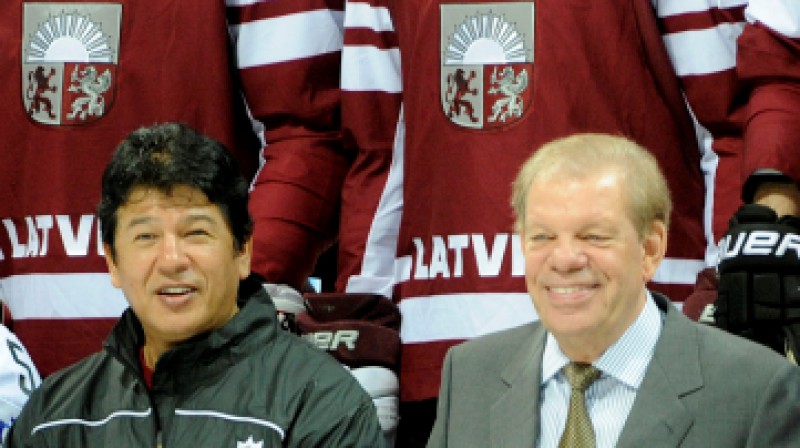 Teds Nolans ir pateicīgs Kirovam Lipmanam, kurš deva viņam iespēu trīs gadus strādāt Latvijas izlasi.
Foto: Romāns Kokšarovs, Sporta Avīze, F64