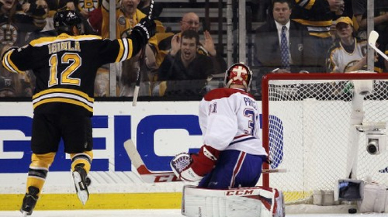 Uzvaras vārtu autors Džeroms Iginla
Foto: AP/Scanpix