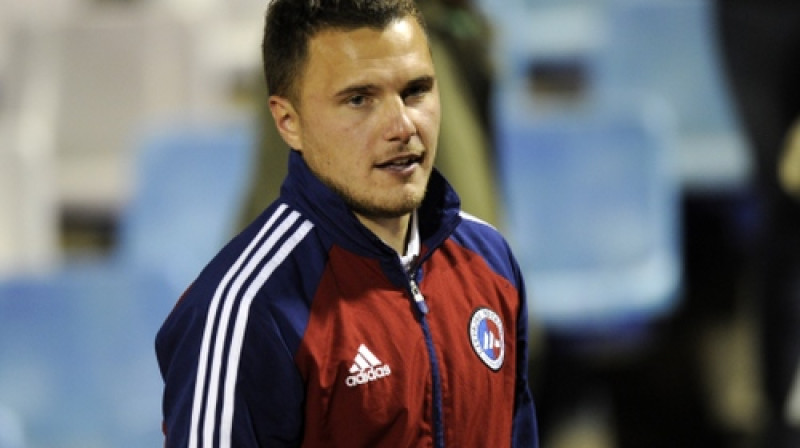 Dmitrijs Kalašņikovs vēl "Liepājas metalurga" tērpā
Foto: Romāns Kokšarovs, Sporta Avīze, f64