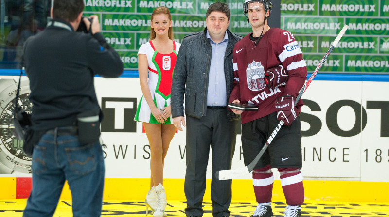 Miķelis Rēdlihs ar 1+2 šobrīd ir rezultatīvākais spēlētājs Latvijas izlasē  
Foto: Vladislavs Proškins, F64