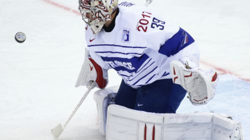 Francijas vārtsargs Kristobals Iē smaga mača priekšā
Foto:AP/Scanpix