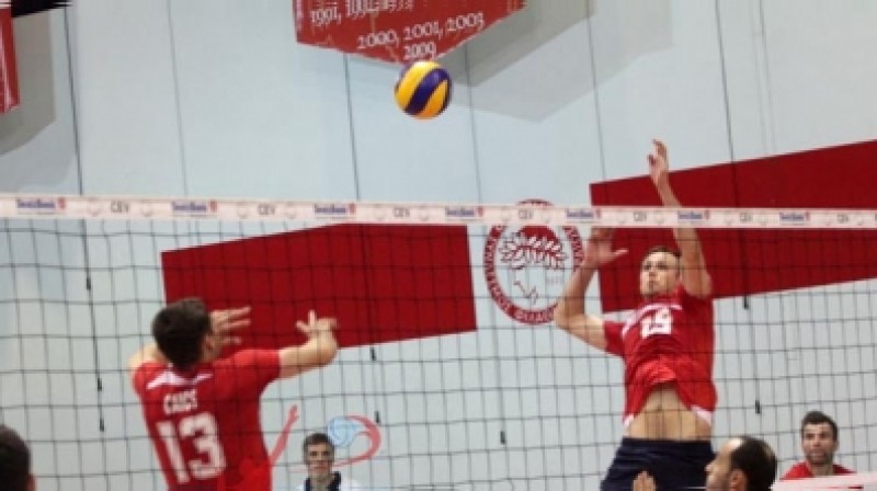 Latvijas volejbola izlase Grieķijā 
Foto: greekvolley.com