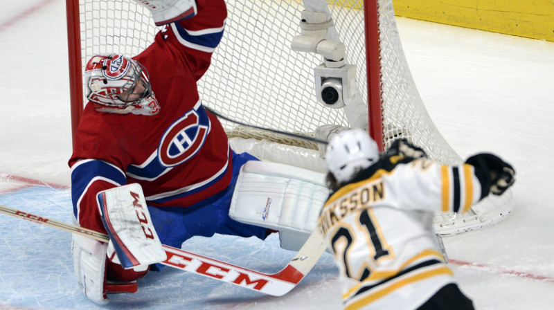 Kerijs Praiss "Canadiens" vārtos
Foto: AP/Scanpix
