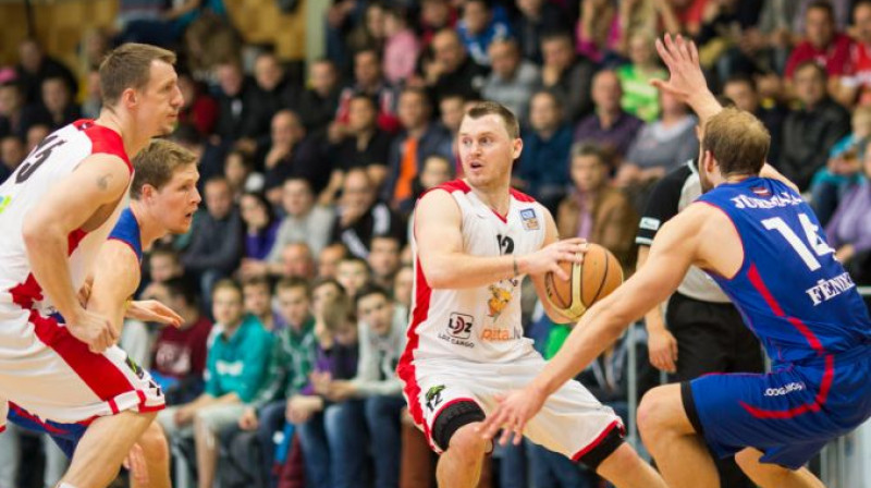 Rinalds Sirsniņš guva 12 punktus un veica 11 rezultatīvas piespēles
Foto: bkjekabpils.lv