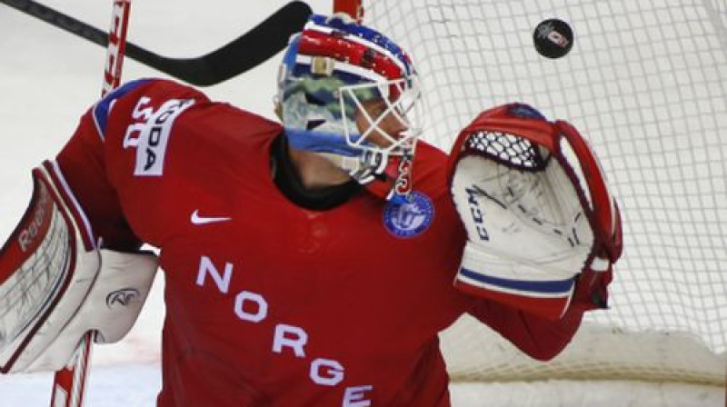 Ripa ielido Lāša Haugena sargātajos vārtos
Foto:AP/Scanpix