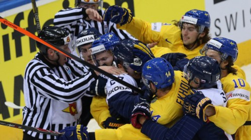 Zviedrija pret Slovākiju
Foto: ITAR-TASS/Scanpix