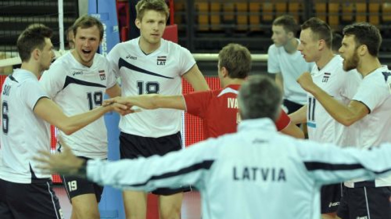 Latvijas volejbolisti
Foto: Volejbols.lv