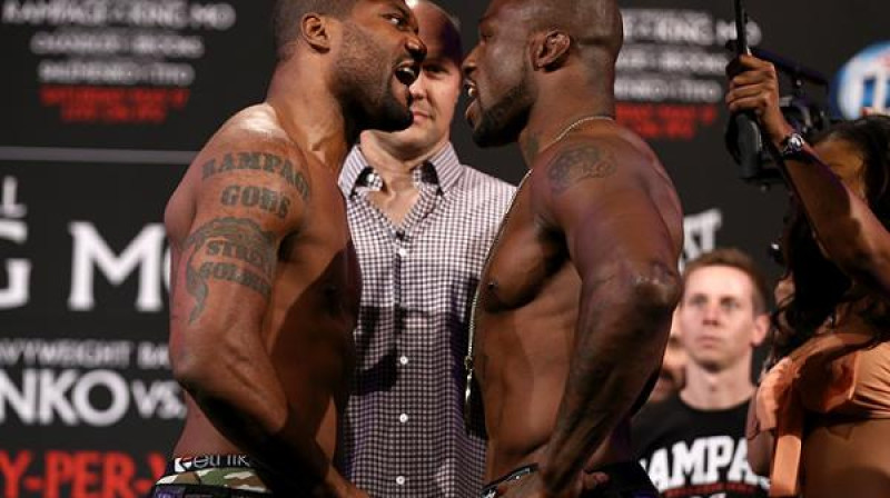 Kvintons Džeksons (no kreisās) kopā ar Muhamedu Lavalu
Foto: sherdog.com