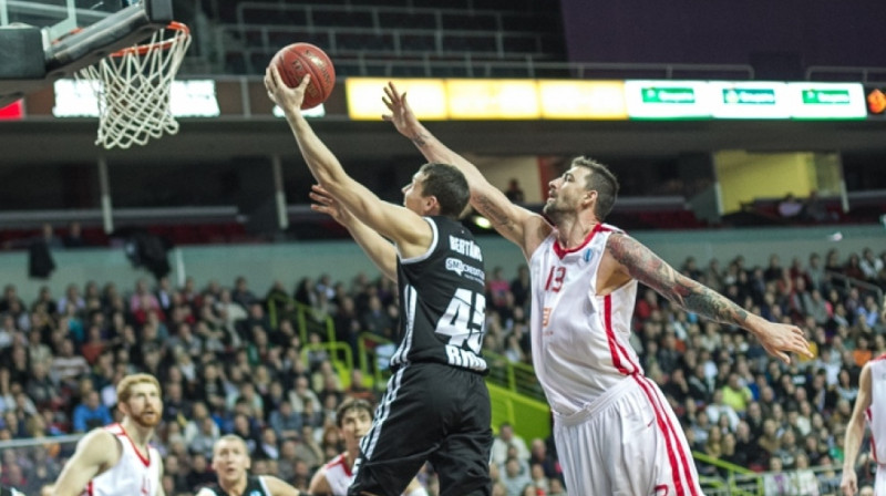 Kadrs no 2012./2013. gada "VEF Rīga" sezonas
Foto: Mikus Kļaviņš, vefriga.com