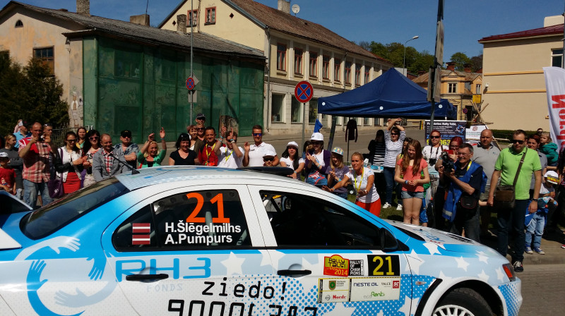 Ekipāža Šlēgelmilhs/Pumpurs Talsu rallijā
Foto: RH3 fonds