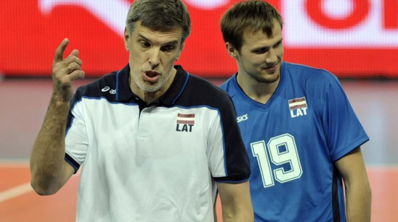 Raimonds Vilde un Jānis Liepiņš
Foto: cev.lu