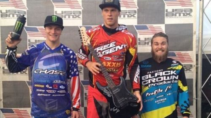 Māris Štrombergs triumfē Nešvilā 
Foto: Bmxnow.com
