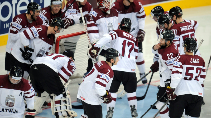 Latvijas hokeja valstsvienība
Foto: Edijs Pālens, Leta