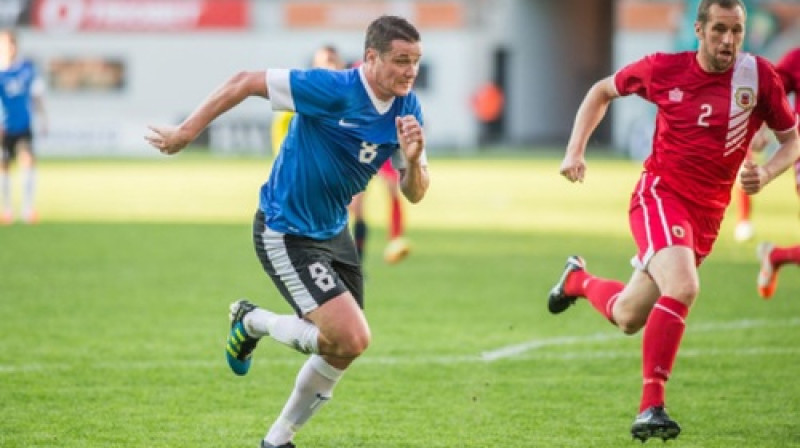 Andress Opers pret Gibraltāru aizvadīja atvadu spēli
Foto: delfi.ee