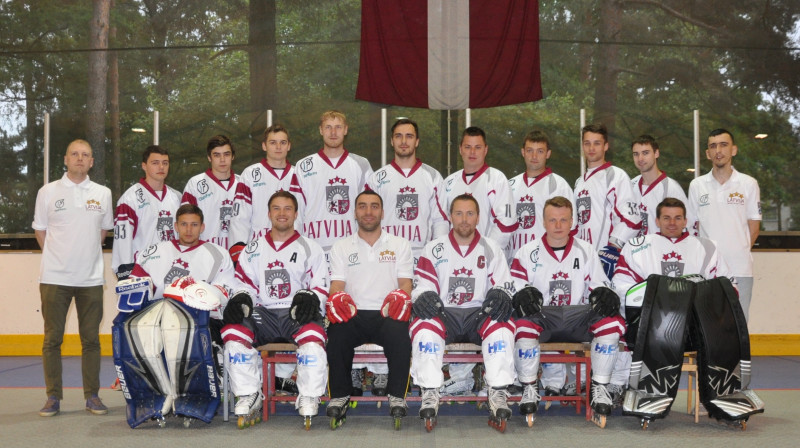 Latvijas inline hokeja izlase 2014